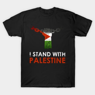 I Stand With Palestine - Free Palestinian And Stop Killing T-Shirt